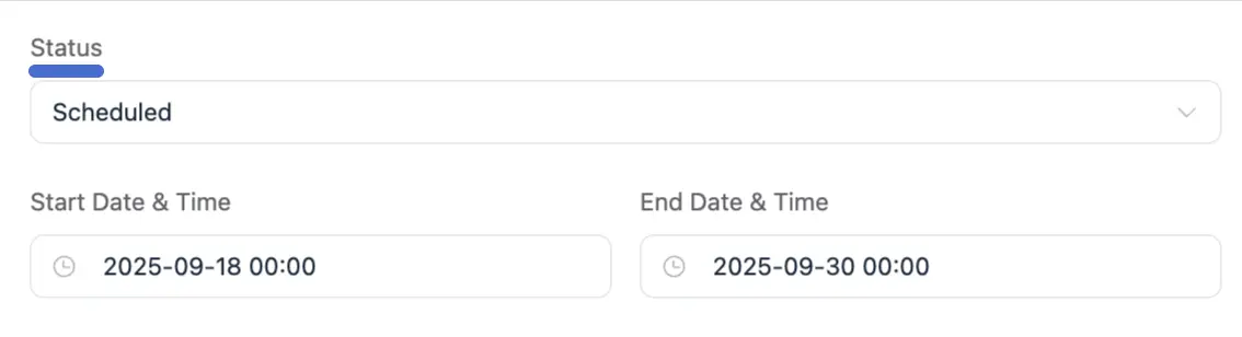 Schedule Your Creatives